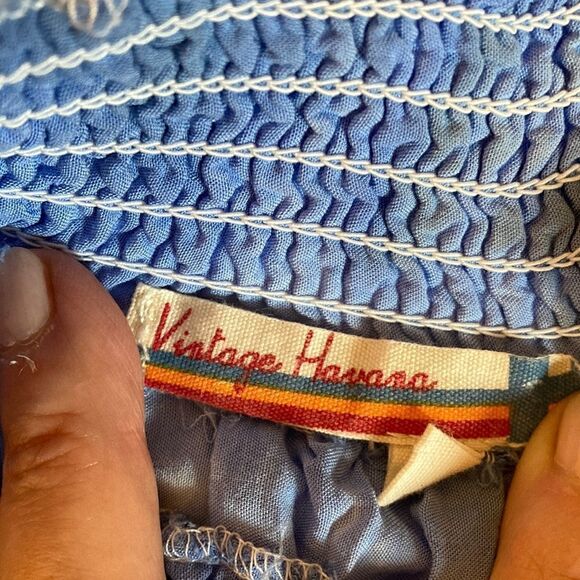 Vintage Havana Girls Tie Dye Top with Flutter Sleeve & Tie Front. Size Large. - Picture 6 of 8